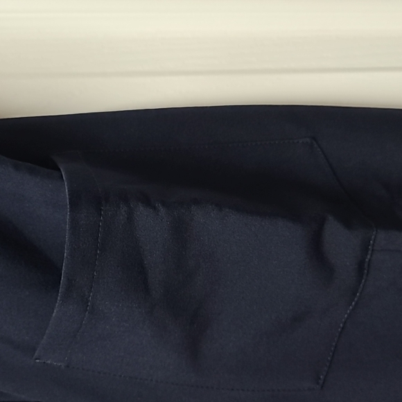 Scrubs set Noflik Women's XL Anti-Wrinkle Soft Stretch V Neck Navy Blue FIGS st - Picture 6 of 10